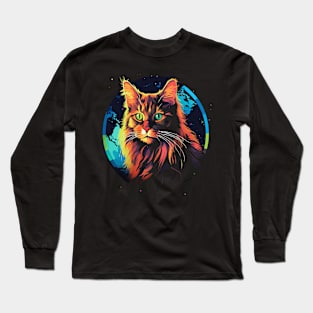 Somali Cat Earth Day Long Sleeve T-Shirt